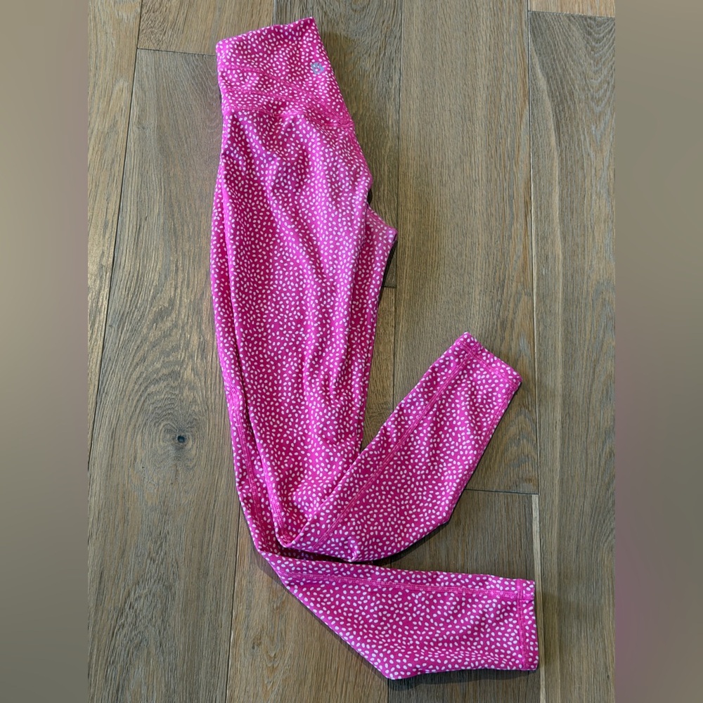 Buffbunny Vibrant Pink Polkadot Women’s Leggings XS - Picture 8 of 11